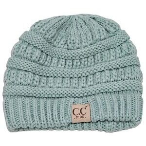 C.C Kids Beanie Cable Knit Soft Stretch Cap Toque Hat